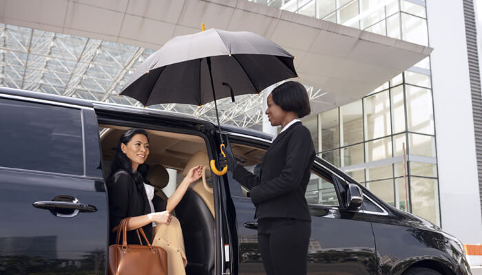 Luxury transportation in Dallas TX with a professional chauffeur.